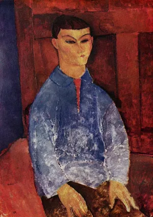 Portrait of the Painter Moise Kisling by Amedeo Modigliani - Oil Painting Reproduction