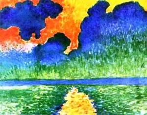 Sun Reflected on Water by Amedeo Modigliani - Oil Painting Reproduction
