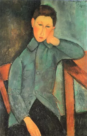 The Boy painting by Amedeo Modigliani
