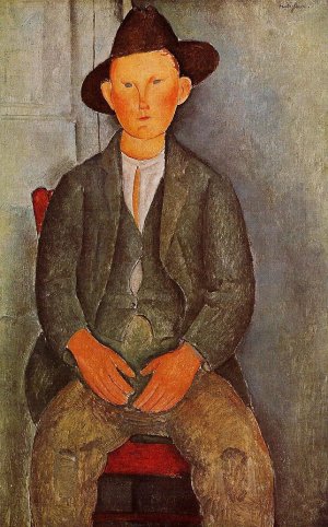 The Little Peasant by Amedeo Modigliani Oil Painting