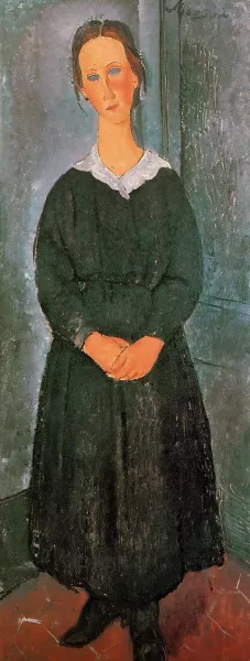 The Servant Girl by Amedeo Modigliani Oil Painting