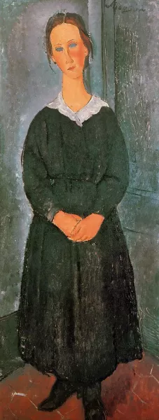 The Servant Girl Oil painting by Amedeo Modigliani