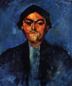 The Typographer also known as Pedro by Amedeo Modigliani Oil Painting