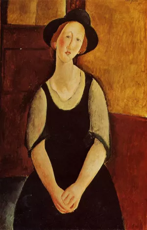Thora Klinckowstrom by Amedeo Modigliani - Oil Painting Reproduction