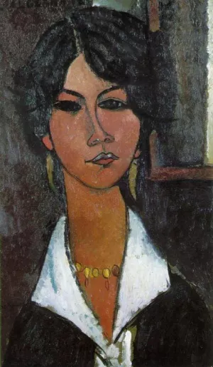 Woman of Algiers also known as Almaisa by Amedeo Modigliani - Oil Painting Reproduction