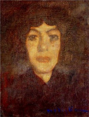 Woman's Head with Beauty Spot by Amedeo Modigliani Oil Painting