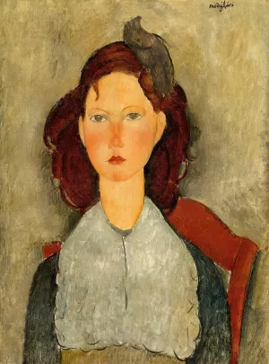 Young Girl Seated by Amedeo Modigliani Oil Painting