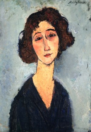 Young Woman also known as Totote de la Gaite by Amedeo Modigliani Oil Painting