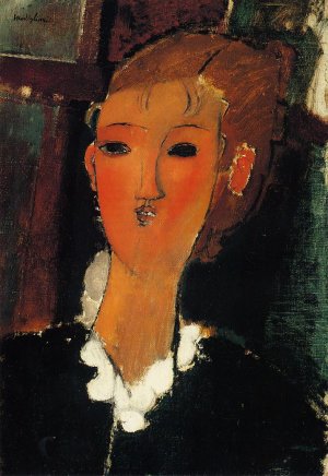 Young Woman with a Small Ruff by Amedeo Modigliani Oil Painting