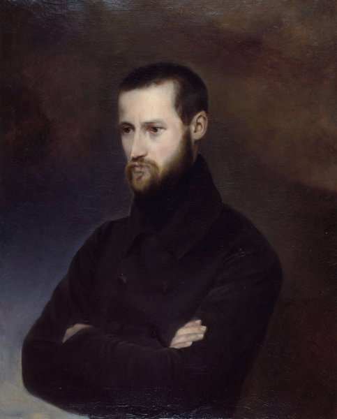 Portrait d'Auguste Blanqui  by Amelie-Suzanne Serre - Hand-Painted Oil Painting Reproduction