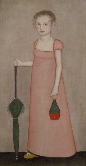 Portrait of Harriet Campbell by Ammi Phillips Oil Painting