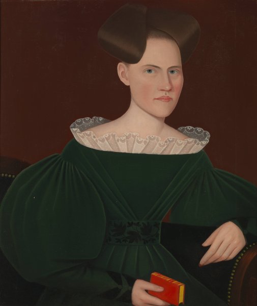 Main Product Photo of Portrait of Helen  Painting by Ammi Phillips