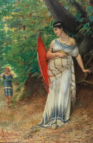 Der kleine Trotzkopf by Anatolio Scifoni Oil Painting