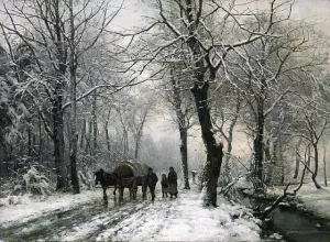 As Evening Falls by Anders Andersen-Lundby - Oil Painting Reproduction