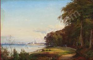 Summer Day at Helleb by Anders Andersen-Lundby Oil Painting