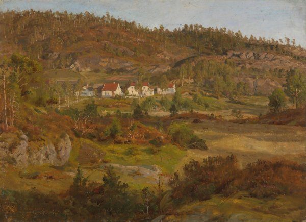 From Hammerhaug  by Anders Askevold - Hand-Painted Oil Painting Reproduction