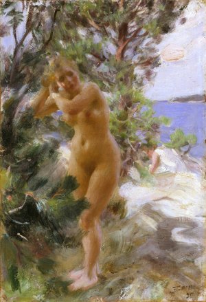 After the Bath by Anders Zorn Oil Painting