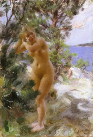 After the Bath by Anders Zorn Oil Painting