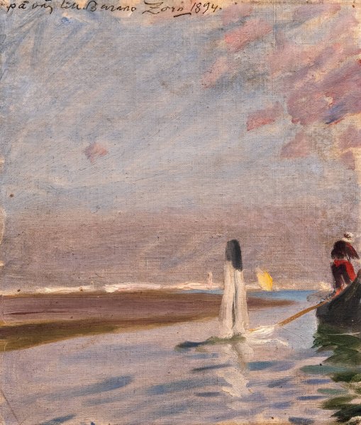 Main Product Photo of En Route to Burano  Painting by Anders Zorn