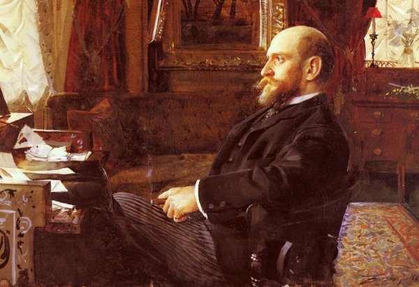 Main Product Photo of Ernest Cassel Painting by Anders Zorn