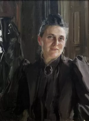 Fanny Thiel nee Stiebel by Anders Zorn Oil Painting