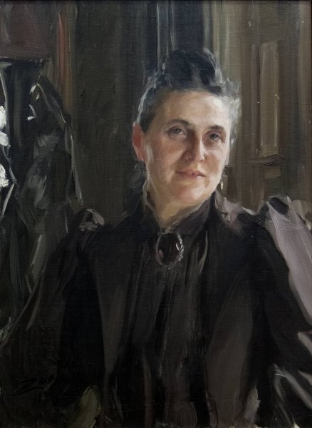 Main Product Photo of Fanny Thiel nee Stiebel  Painting by Anders Zorn