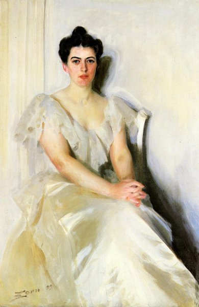 Main Product Photo of Frances Cleveland Painting by Anders Zorn