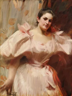 Frieda Schiff by Anders Zorn Oil Painting