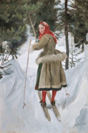 Girl from Mora by Anders Zorn Oil Painting
