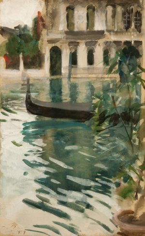 Gondola, Venice by Anders Zorn Oil Painting
