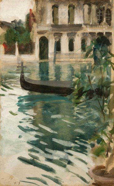 Main Product Photo of Gondola, Venice  Painting by Anders Zorn