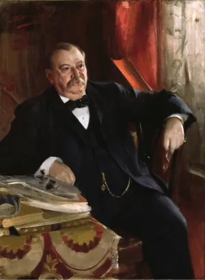 Grover Cleveland by Anders Zorn Oil Painting