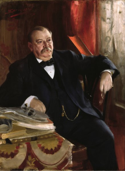 Main Product Photo of Grover Cleveland Painting by Anders Zorn