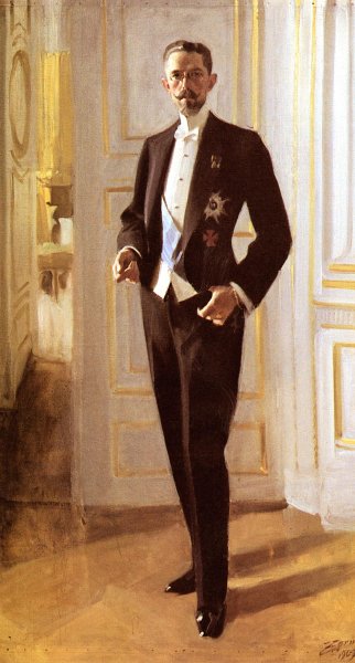 Main Product Photo of Gustav V Painting by Anders Zorn