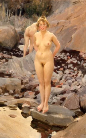 Helga by Anders Zorn - Oil Painting Reproduction