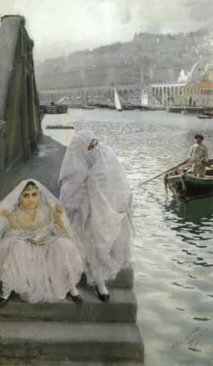 I Algers Hamn by Anders Zorn - Oil Painting Reproduction