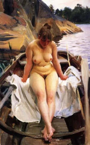 I Werners Eka Oil painting by Anders Zorn