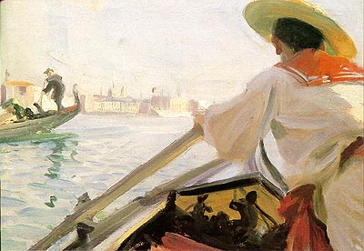 Main Product Photo of In my Gondola Painting by Anders Zorn