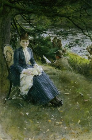 In Scotland by Anders Zorn Oil Painting