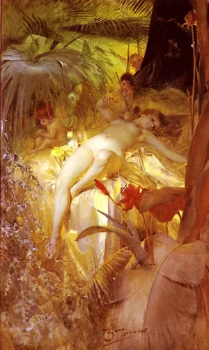 Karleksnymf painting by Anders Zorn