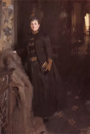 Madame Clara Rikoff by Anders Zorn - Oil Painting Reproduction