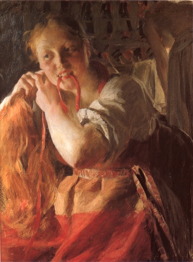 Main Product Photo of Margit Painting by Anders Zorn
