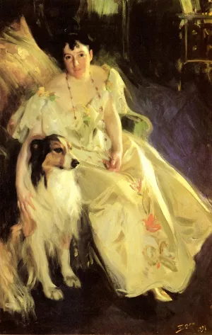 Mrs. Bacon by Anders Zorn - Oil Painting Reproduction