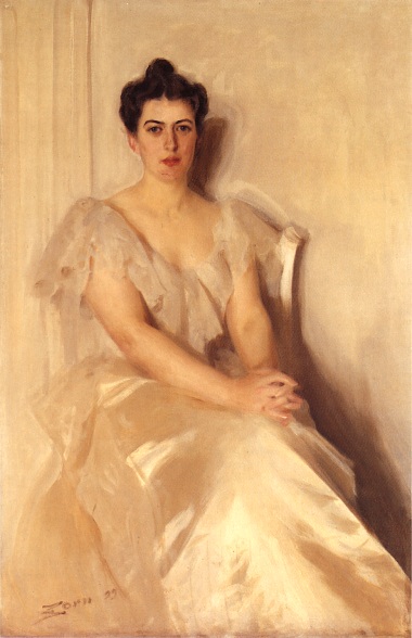 Main Product Photo of Mrs Frances Cleveland Painting by Anders Zorn