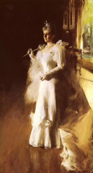 Mrs. Potter Palmer Oil painting by Anders Zorn