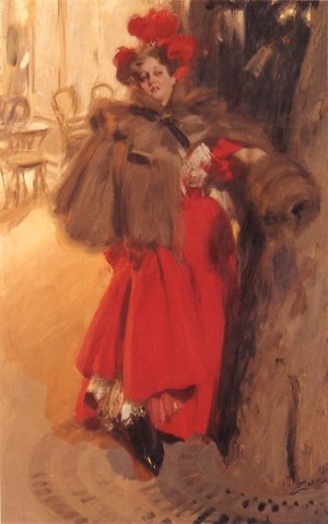 Natteffekt by Anders Zorn Oil Painting