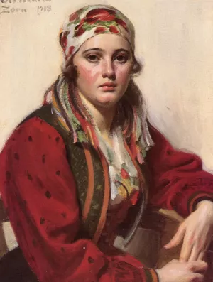 Ols Maria by Anders Zorn Oil Painting