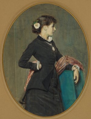 Portrait of Miss Nystrom by Anders Zorn Oil Painting