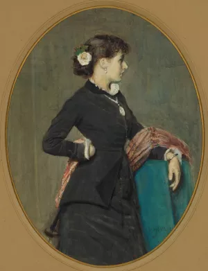 Portrait of Miss Nystrom by Anders Zorn Oil Painting
