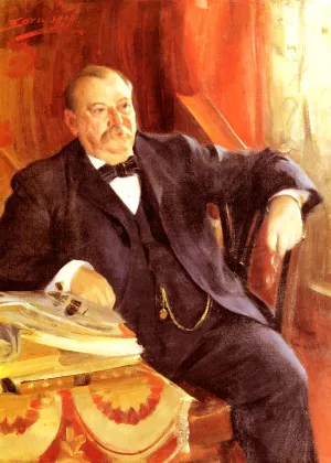 President Grover Cleveland painting by Anders Zorn